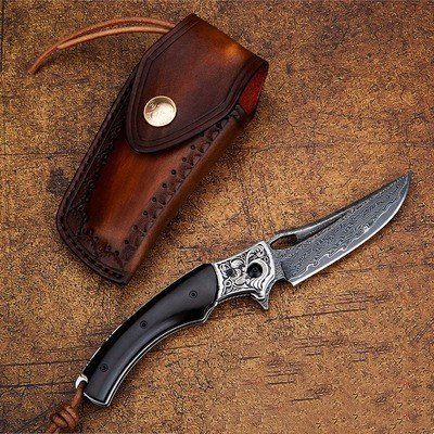Folding Knife Outdoor Survival Camping Self Defense