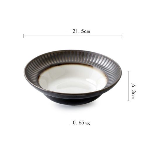 Straw Hat Fruit Salad Ceramic Rice Plate