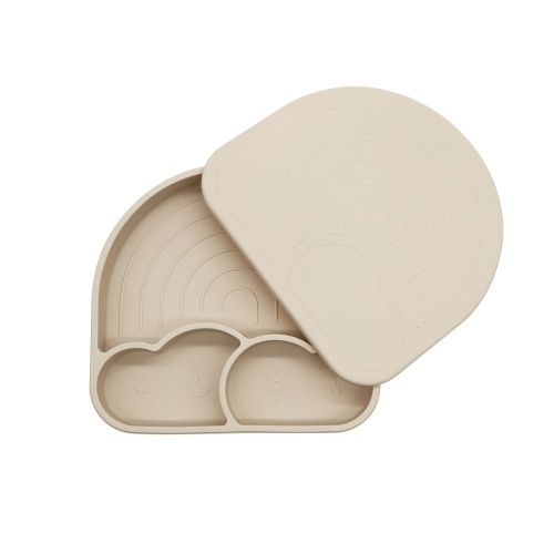 Food Grade Silicone Integrated Split Format Dining Plate