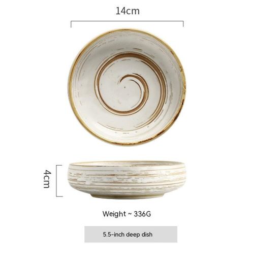 Painted Quaint Canteen Ceramic Rice Bowl