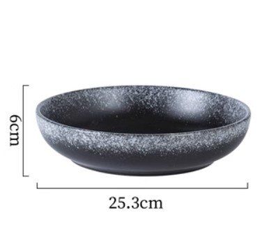 Japanese Ceramic Deep Plate Cutlery
