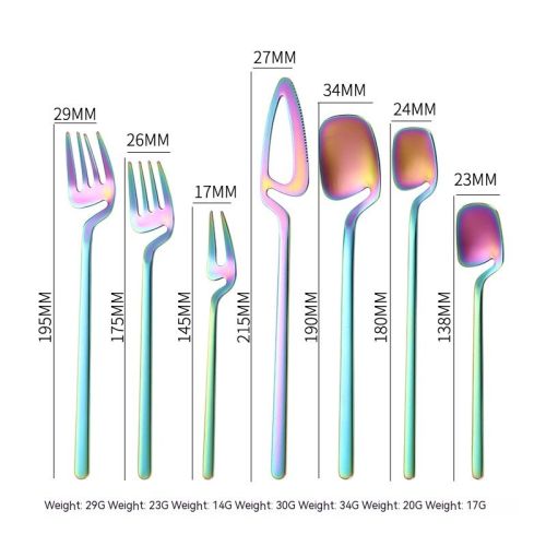 304 Stainless Steel Tableware Knife And Fork Stirring Spoon