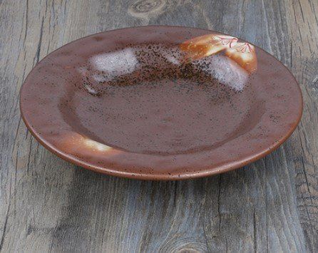 Retro Ceramic Plate Plate Cooking Sushi Thorn Home Use