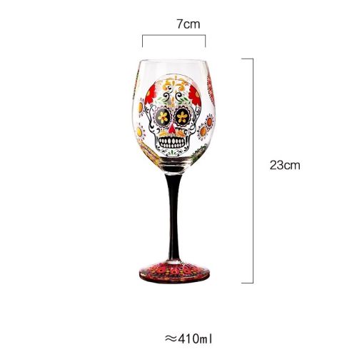 Colored Glass Wine Cup Creative Personalized Crystal Home Printing