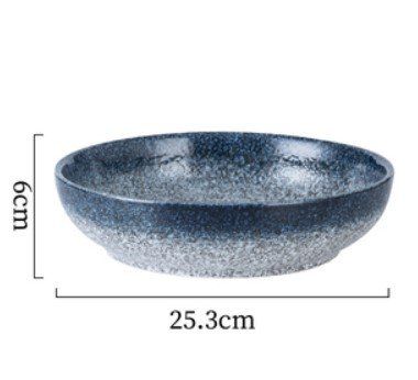 Japanese Ceramic Deep Plate Cutlery