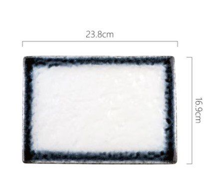 Ceramic Roast Bird Plate Sushi Sashimi Plate Western Food Cold Dish
