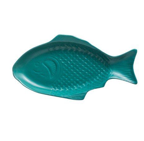 Household Ceramic Fish Plate Color Glaze Tableware Special Shape